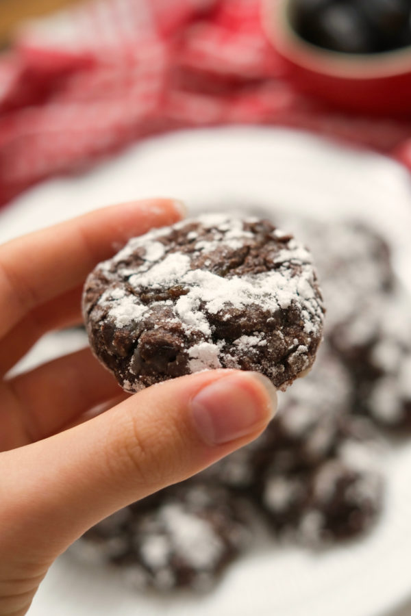 one Brownie Crinkle Cookie