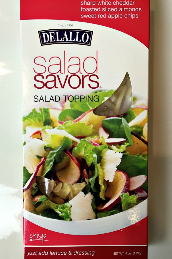 5-Minute White Cheddar Almond Apple Scallops Salad