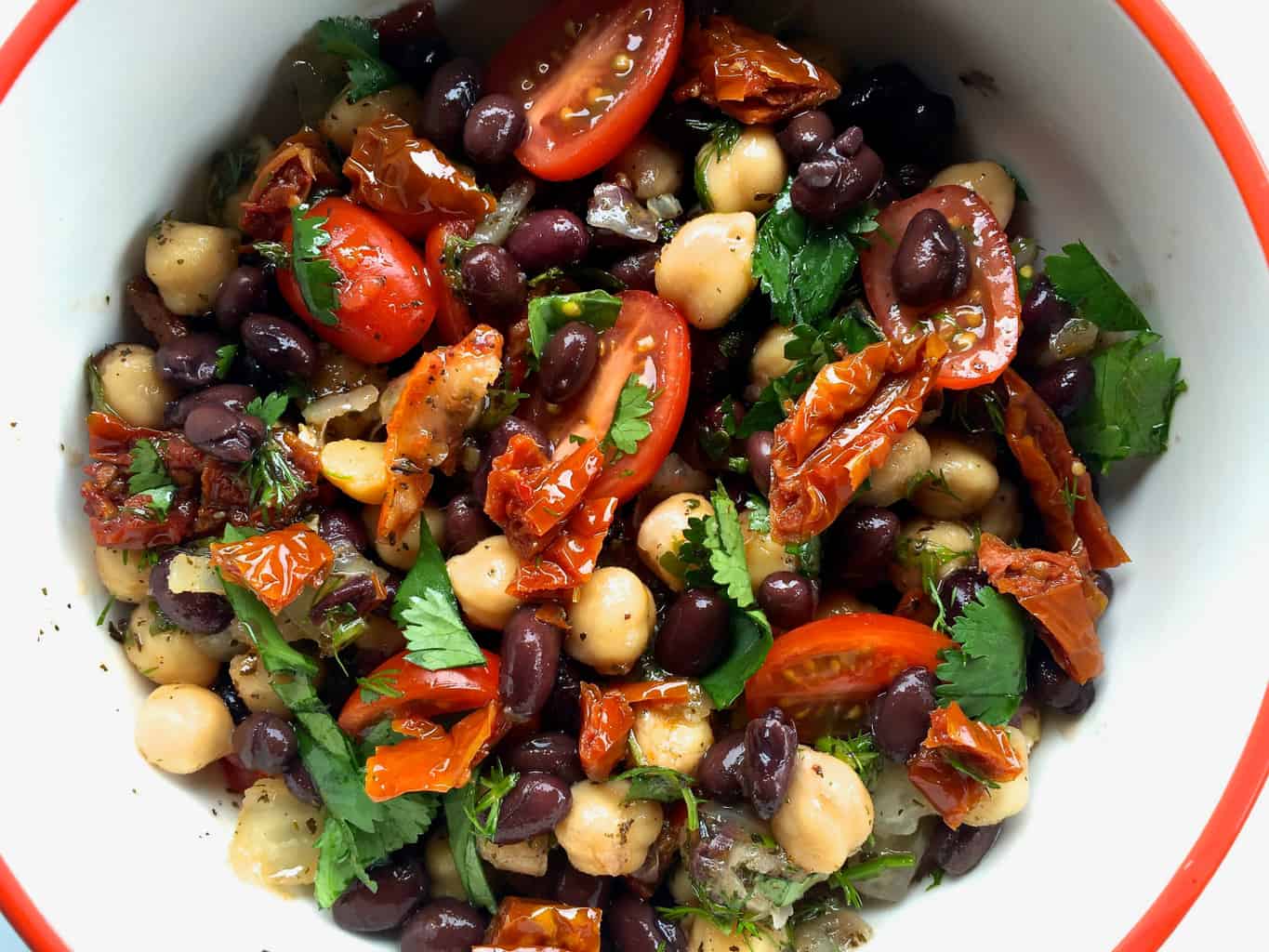Balela Salad or Dip Recipe - Reluctant Entertainer