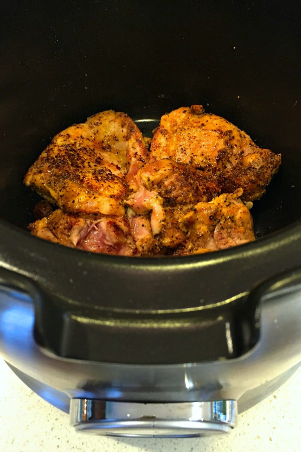 OnePot Chicken Thighs with Sweet Potatoes