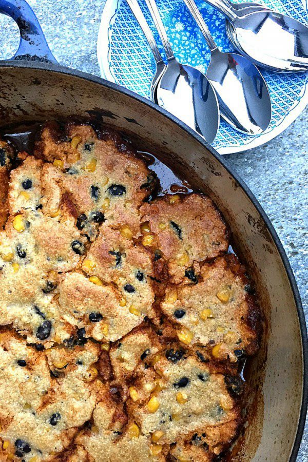 one pot crusty cornbread baked on pulled pork