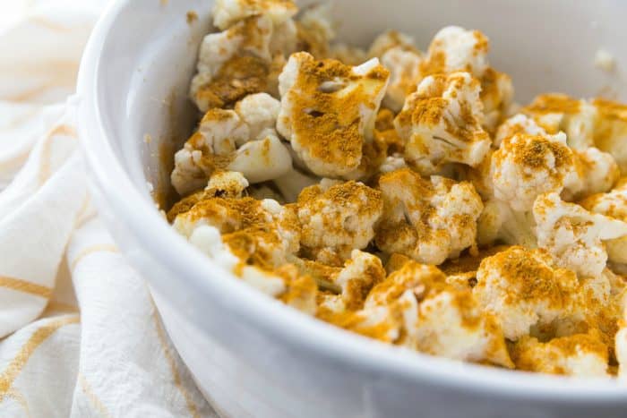 tasty Skinnytaste's Turmeric-Roasted Cauliflower