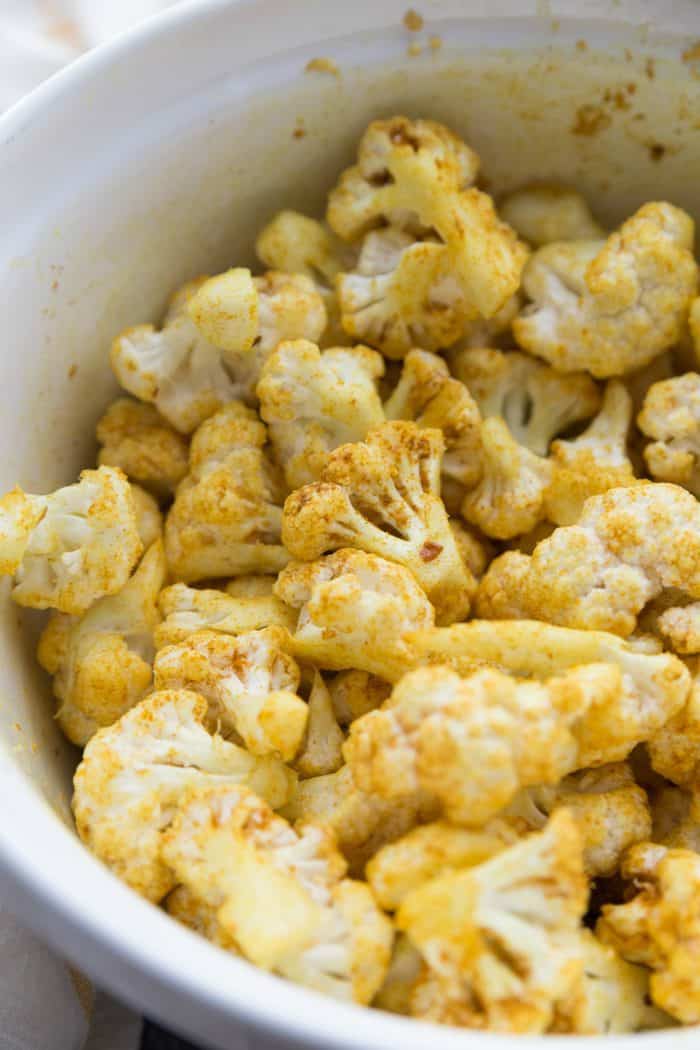 DELISH Skinnytaste's Turmeric-Roasted Cauliflower