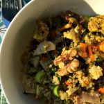 Curry Quinoa Walnut Salad