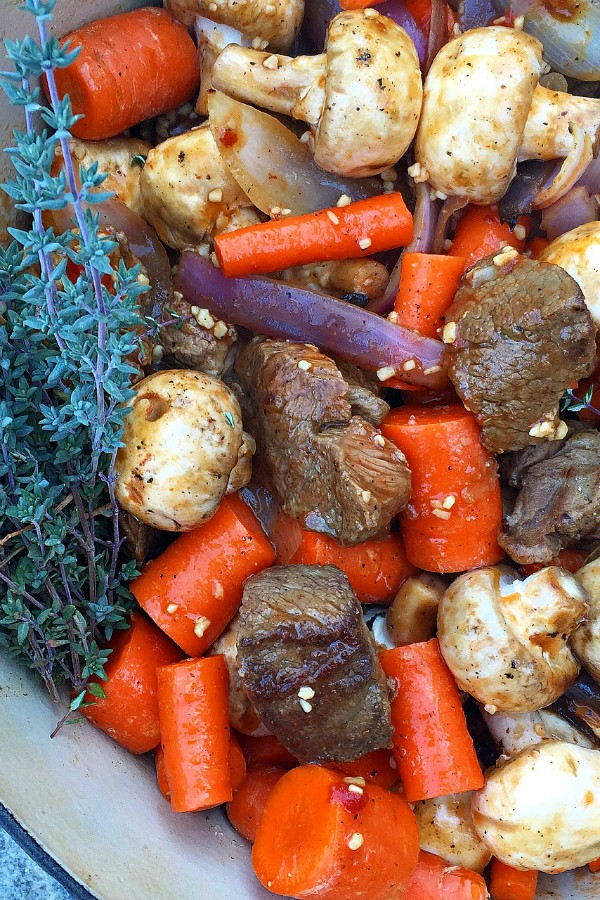 One-Pot Beef Marsala Stew