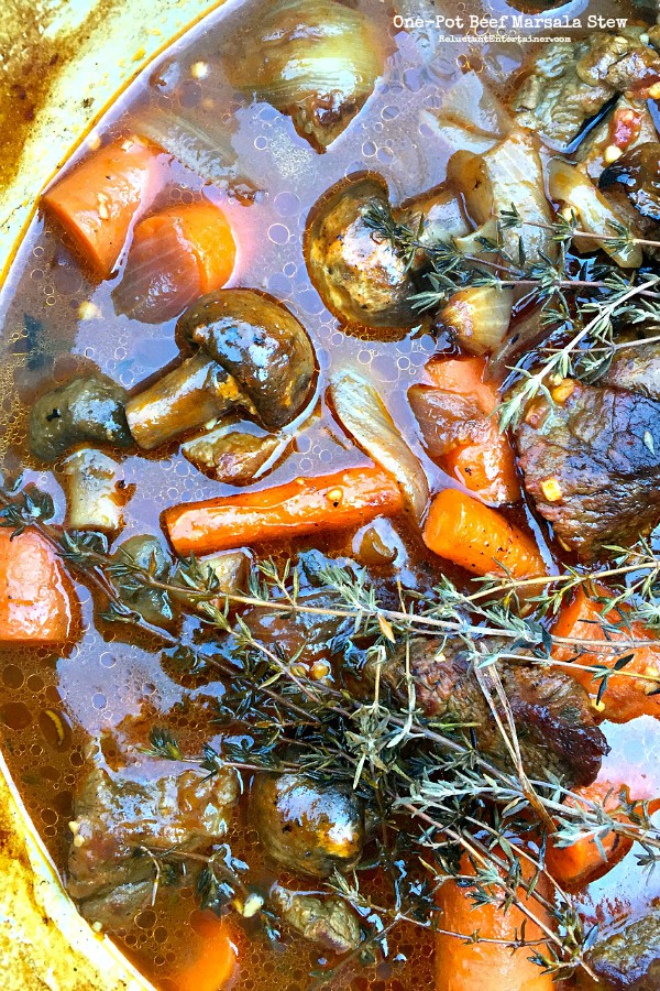 “burn the candles” and one-pot beef marsala stew