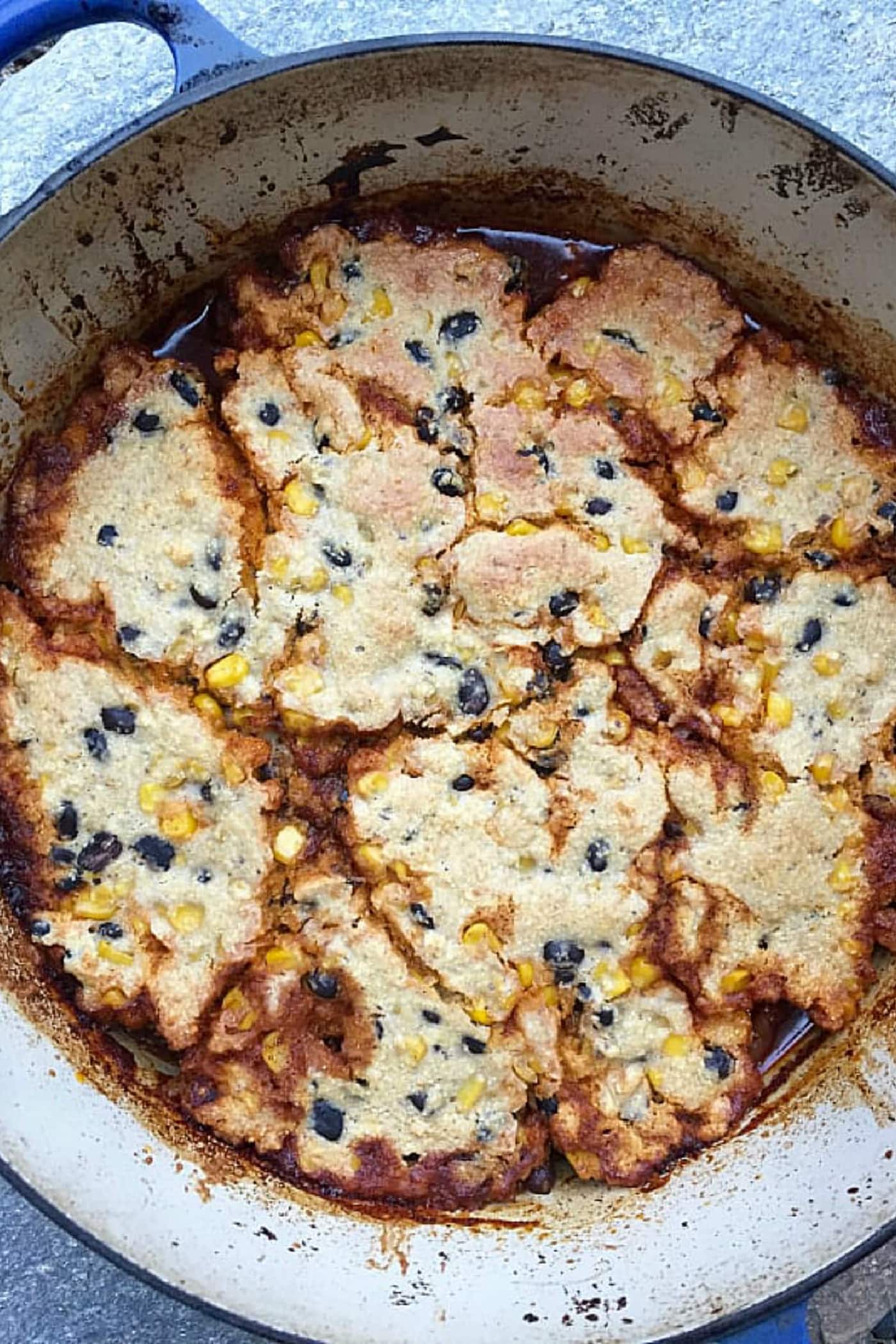 Skillet Creamed Corn Cornbread - Dutch Oven Daddy - Cast Iron Living