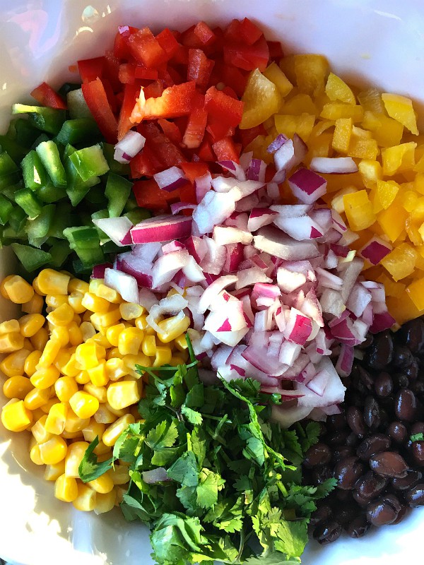 Black Bean Salad Stuffed Endive Ingredients