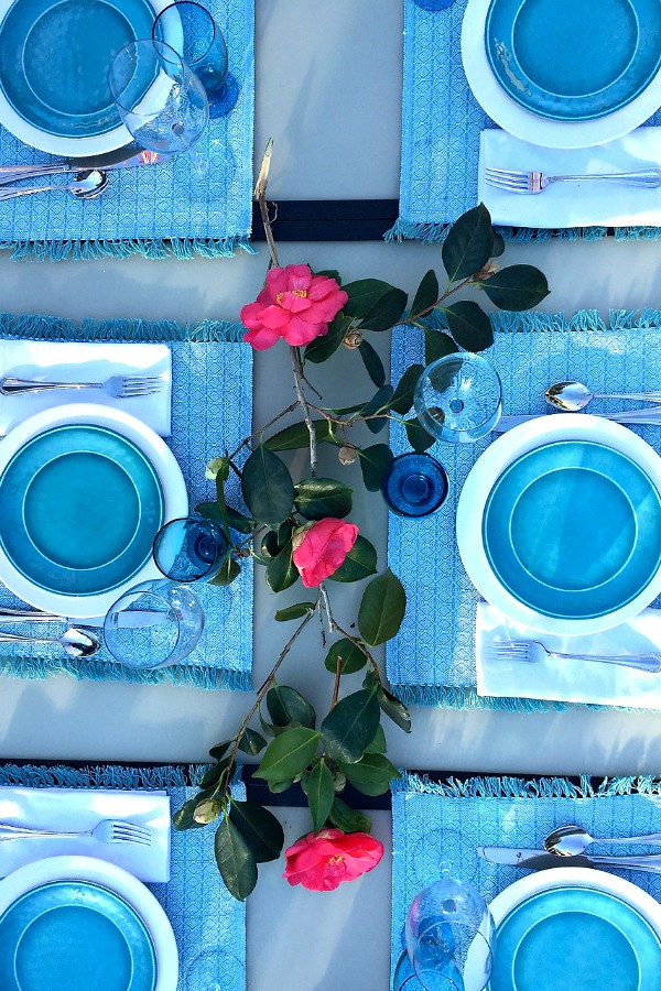 Camellia Table Setting