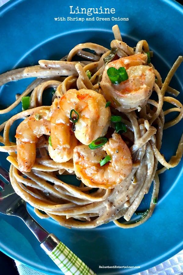 Linguine with Shrimp and Green Onions