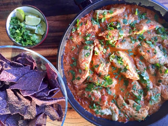 Yummy Creamy Salsa Chicken Tenders