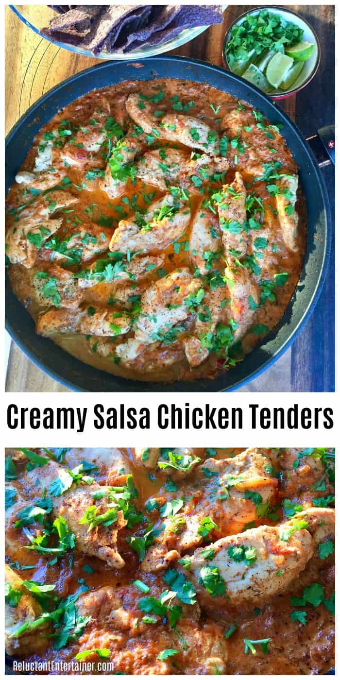 How to make Creamy Salsa Chicken Tenders