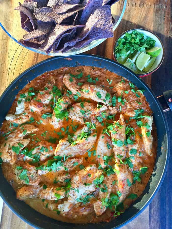 Creamy Salsa Chicken Tenders