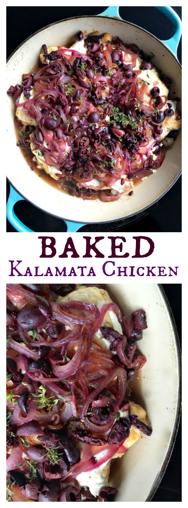 One-Pot Baked Kalamata Chicken