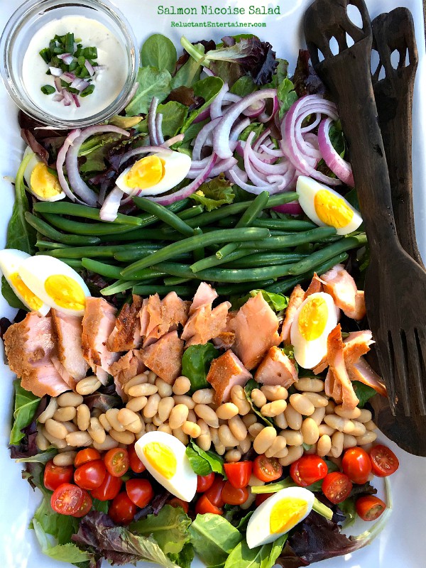 salmon nicoise salad
