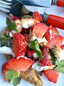 Strawberry Basil Chicken Tenders