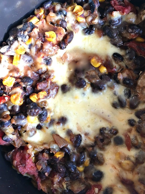 Bush's Black Bean Crock Pot Lasagna