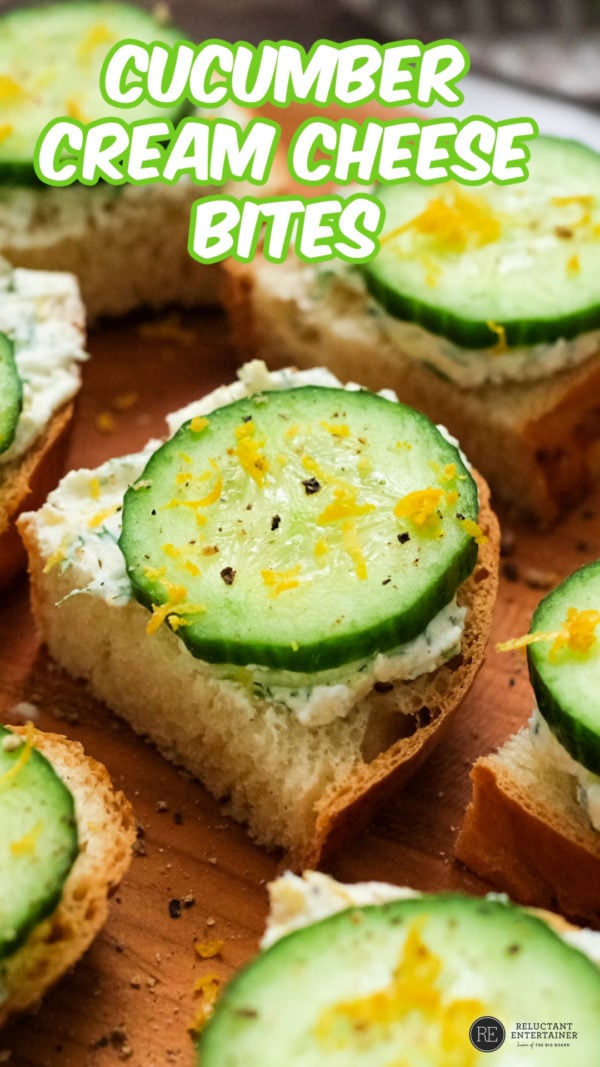 Cucumber Cream Cheese Bites