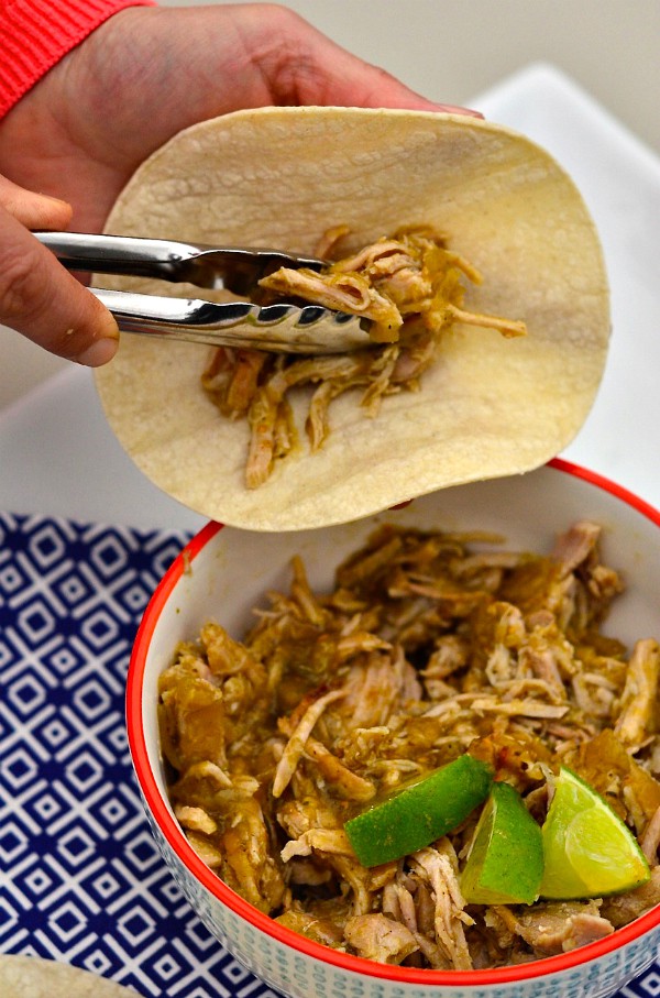 2Ingredient Crock Pot Pork Verde