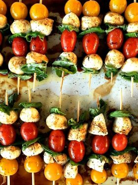 Mini Caprese Skewers