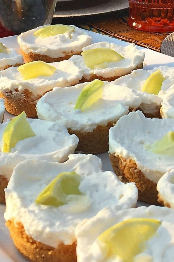 Mini Margarita Cheesecakes
