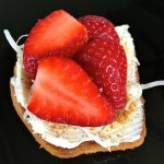 Toasted Pound Cake and Strawberries