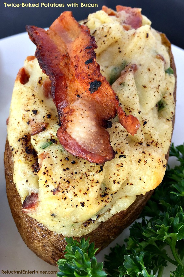 Twice-Baked Potatoes with Bacon