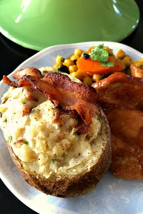 Twice-Baked Potatoes with Bacon