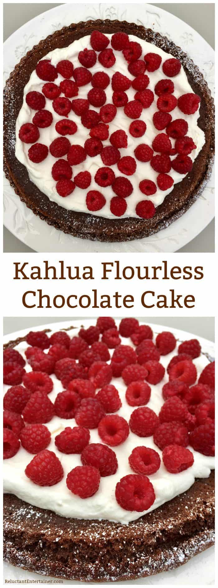 Kahlua Flourless Chocolate Cake