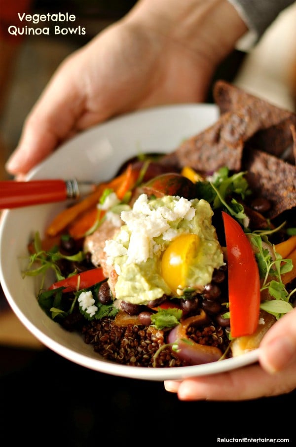 One-Hour Dinner Party with Vegetable Quinoa Bowls