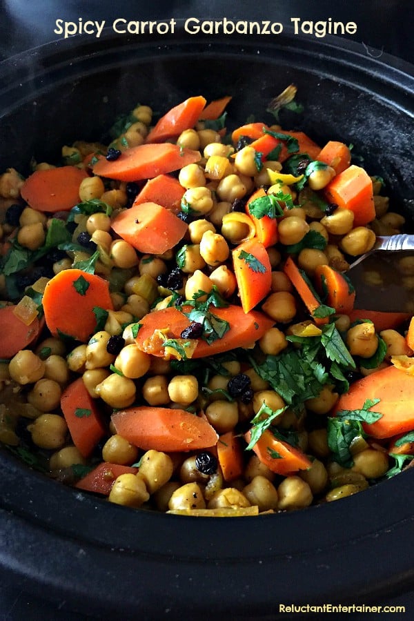 Spicy Carrot Garbanzo Tagine