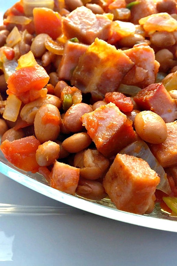 Mexican Charro Beans with Ham