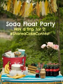 Soda Float Party and #ShareaCokeContest Trip for 2!