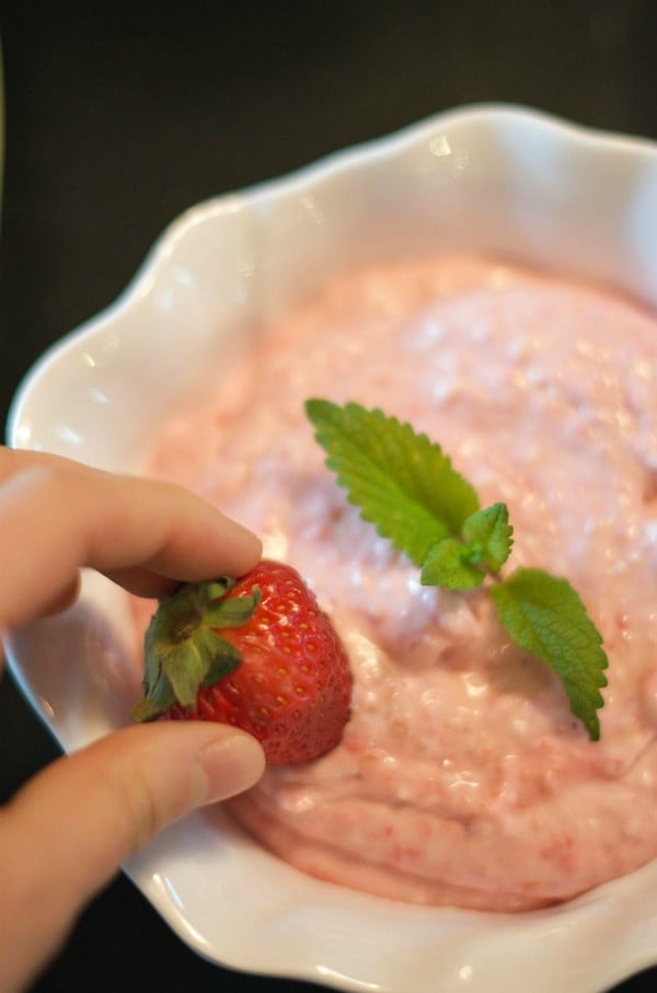 Raspberry Fruit Dip