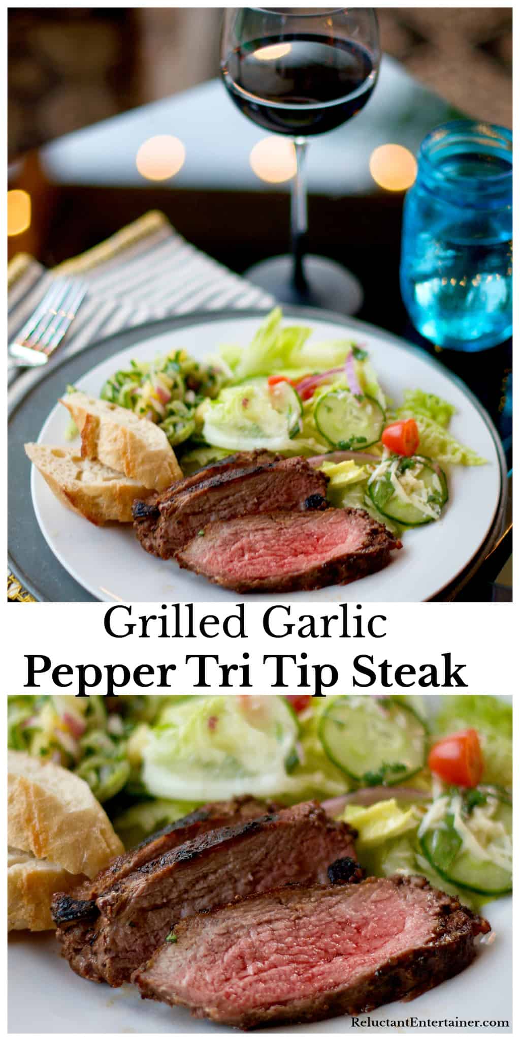 Grilled Garlic Pepper Tri Tip Recipe Reluctant Entertainer 7752