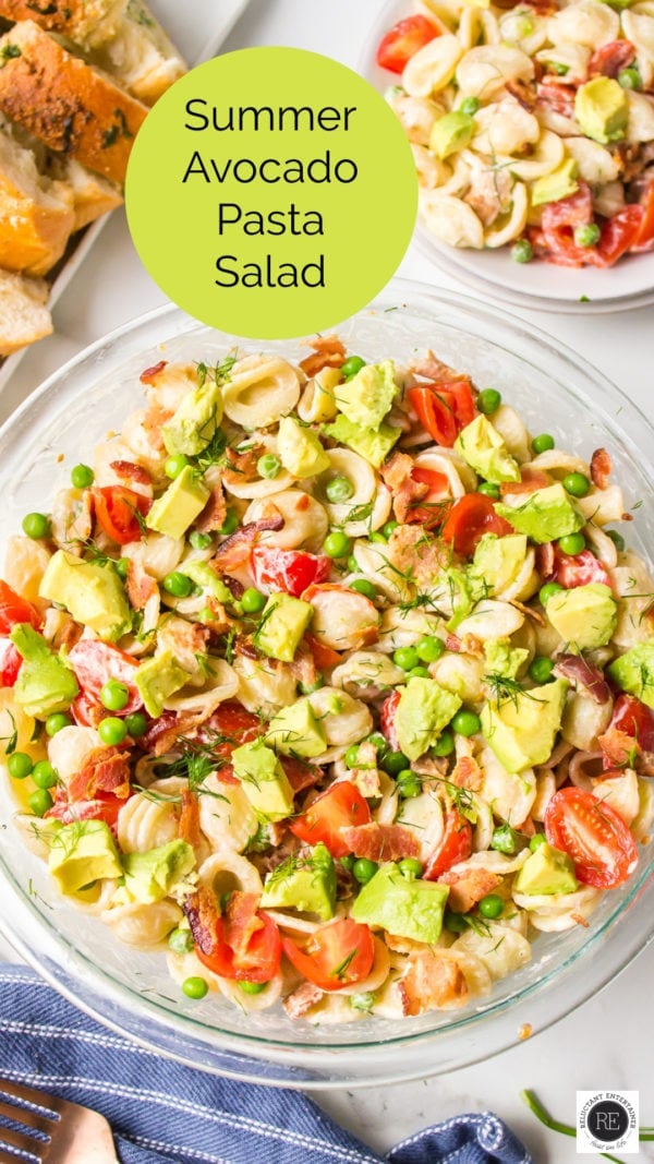 Summer Avocado Pasta Salad