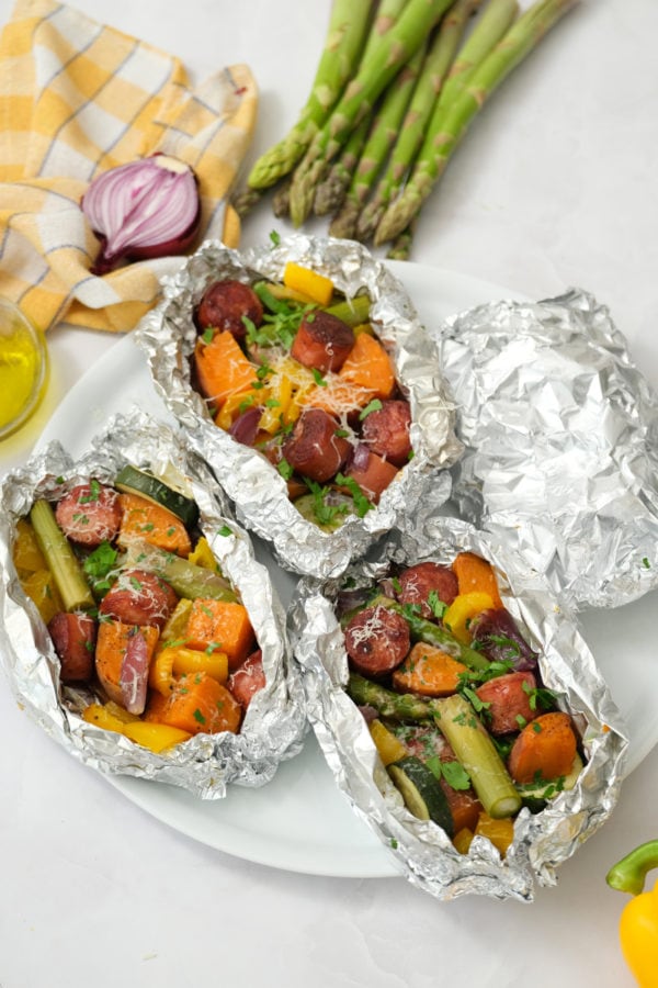 sausage foil pack dinner