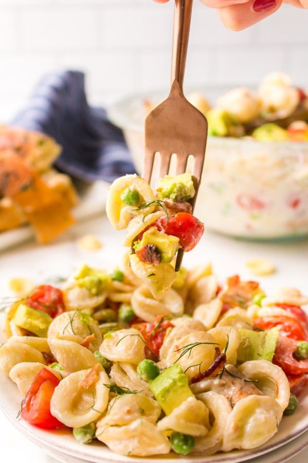 bite of Summer Avocado Pasta Salad