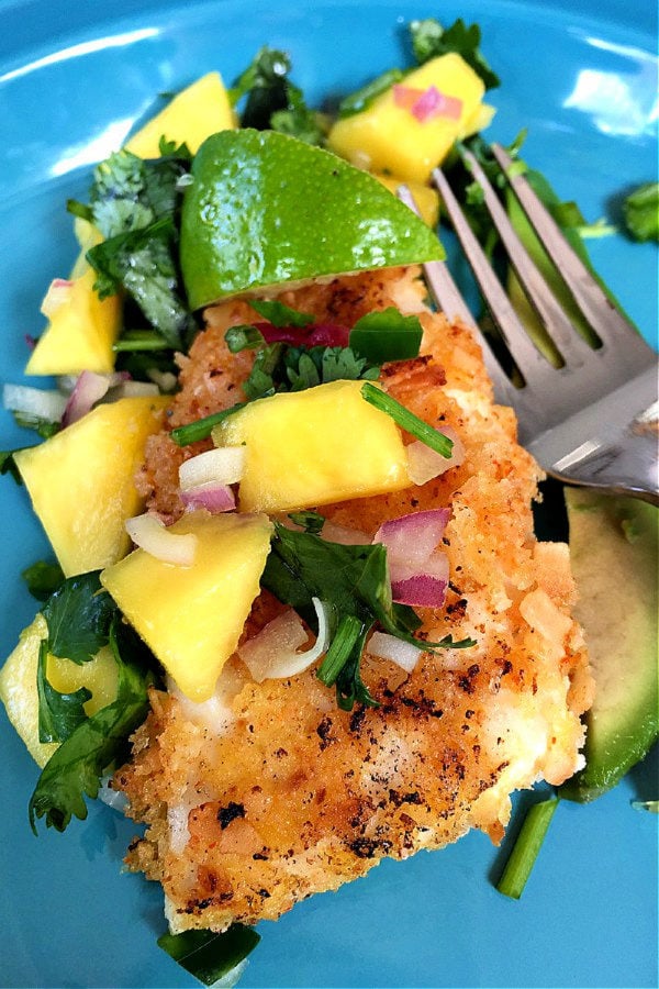 Coconut Crusted Tilapia