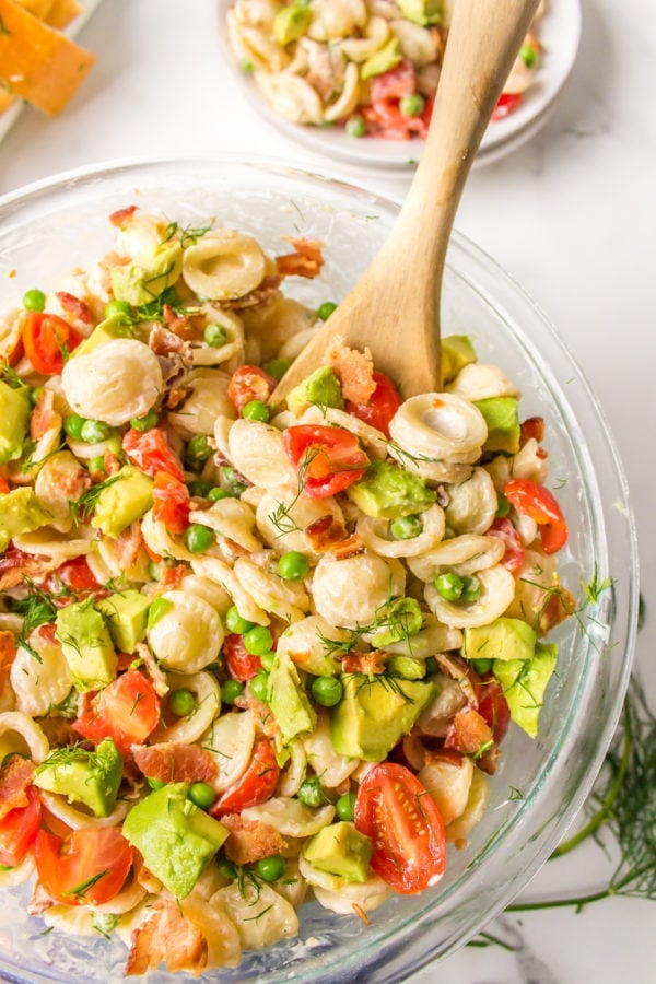 spoonful of Summer Avocado Pasta Salad