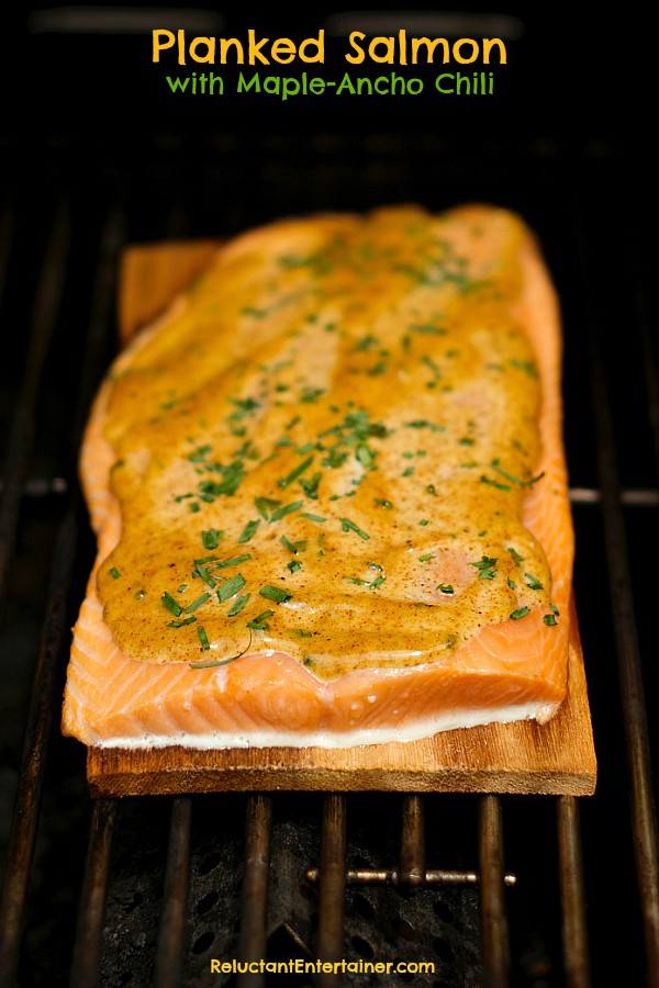 Planked Salmon with MapleAncho Chili