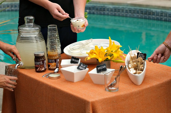 Ice Cream Sundae Bar with Frozen Coconut S'mores