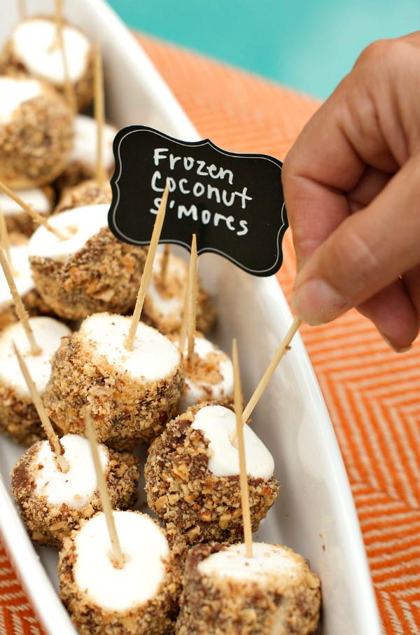 Frozen Coconut S'mores