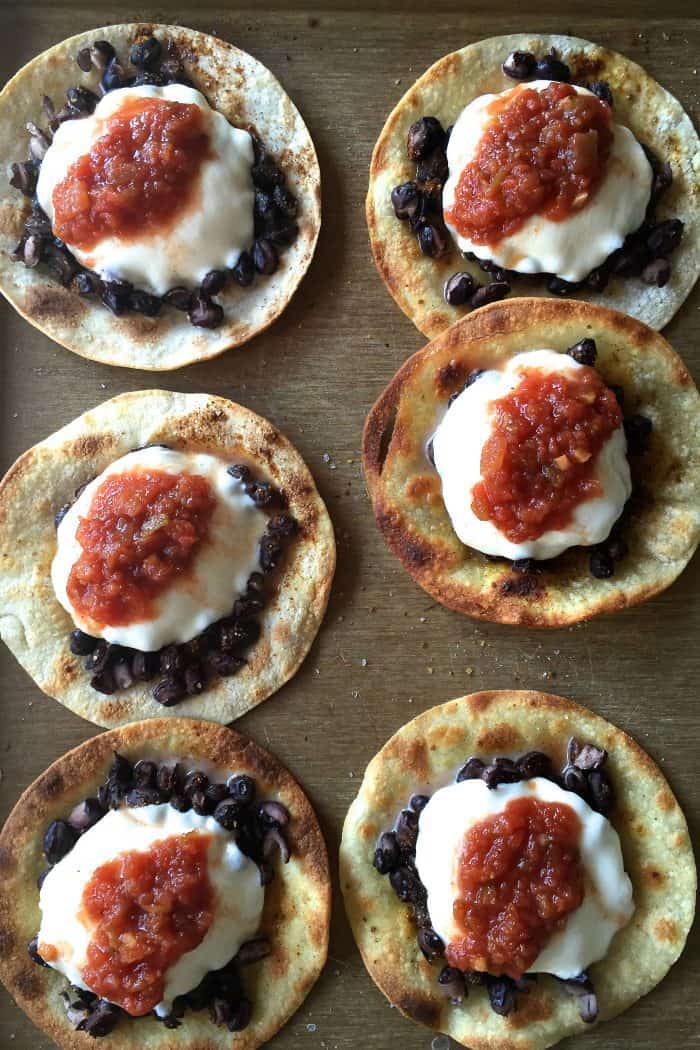 Tasty Crunchy Black Bean Mozzarella Tacos