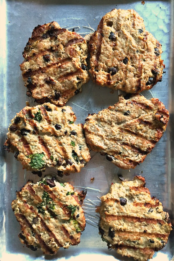 Black Bean Turkey Burgers