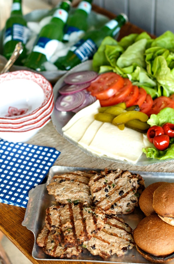 Black Bean Turkey Burgers