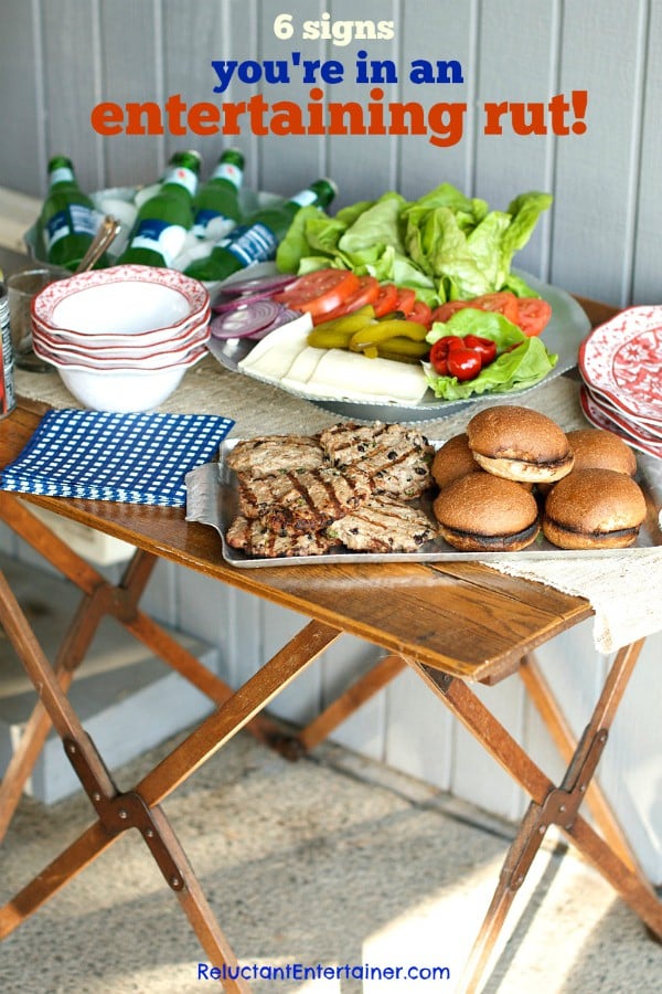 6 Signs You're in an Entertaining Rut: Black Bean Turkey Burgers