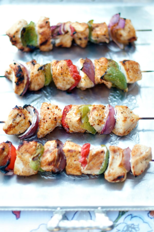 Barbecue Maple Chicken Kebabs