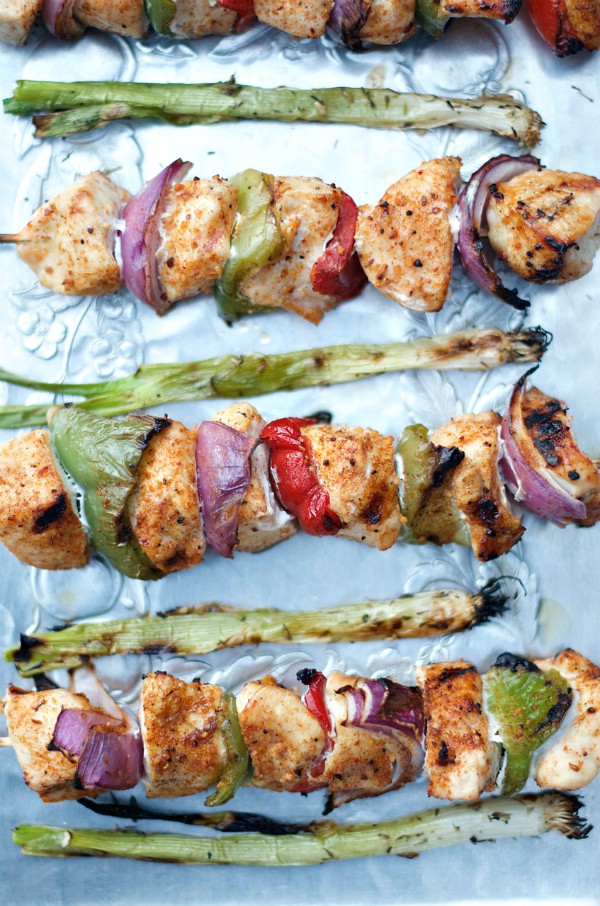 Barbecue Maple Chicken Kebabs