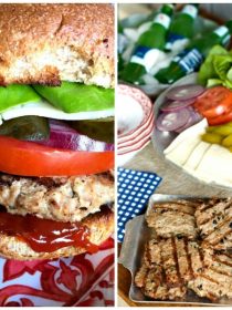 BUSH’S Black Bean Turkey Burgers